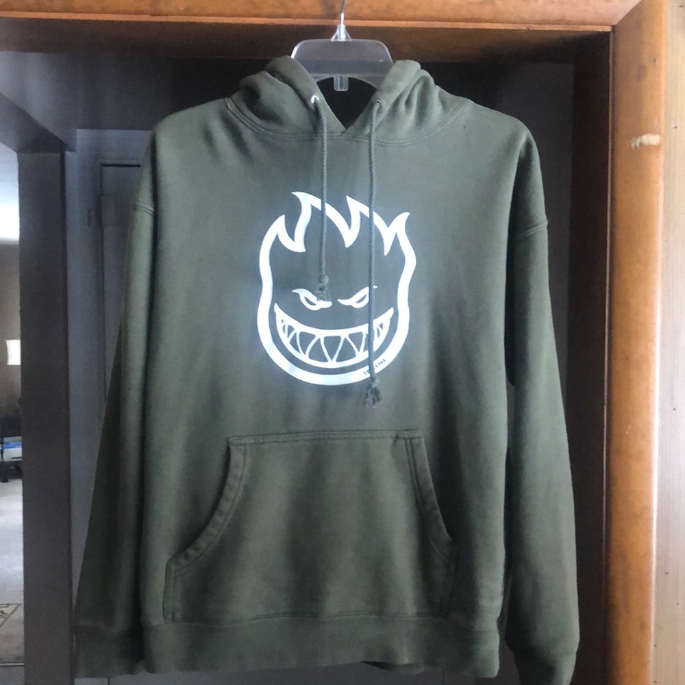 Spitfire olive green sweatshirt/hoodie